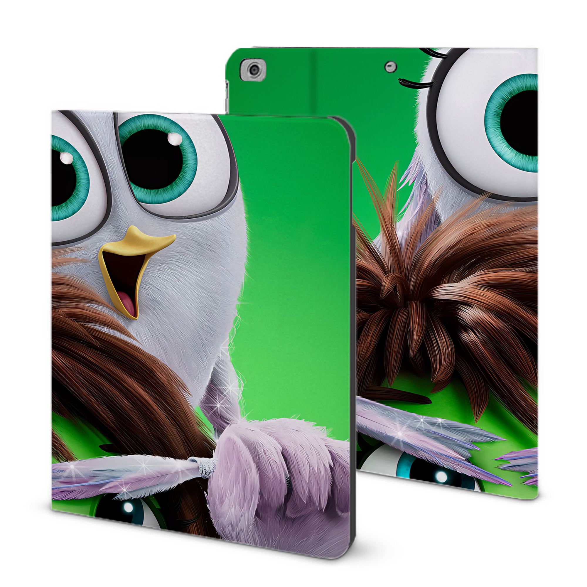 （画像用） Angry Birds アングリーバード IPad ケース ブック型 PUレザー TPU 耐衝撃 軽量 薄型 ペン収納なし 全面保護 IPad 各モデル対応